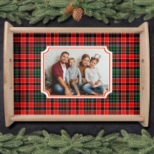 Familiefoto Red Plaid Christmas