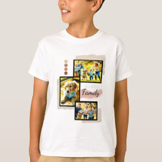 Familiefoto-Shirt: koester elk moment T-shirt