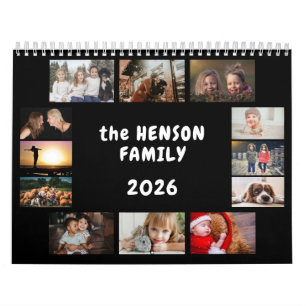 Familiefotokalender 2026 Maandelijks 12 foto's Kalender