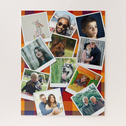Familiefoto's collage legpuzzel (Verticaal)