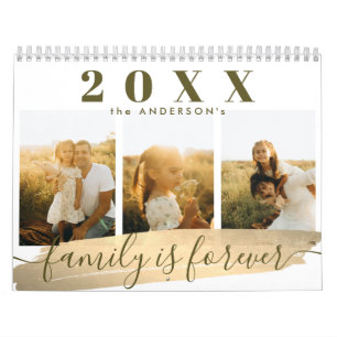 Familiefotoverzameling Kalender