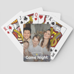 Familiegame Night Gold Star-serie Foto Pokerkaarten