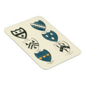 Familiegangers van diverse Engelse woningen Magneet (Rechterzijde)