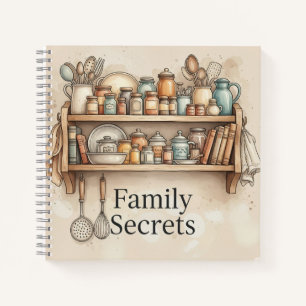Familiegeheimen. Kookboek, door Natasha Us Notitieboek