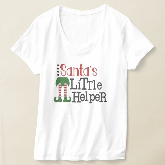 Familiegroep Kerst Elf Shirten, Santa's Helper T-shirt (Laagn)