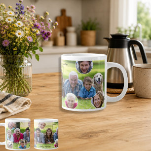 Familieherinneringen Foto Collage Kerstcadeau Extra Grote Beker