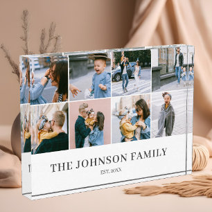 Familieherinneringen Geavanceerde fotocollage Fotoblokken