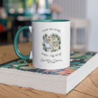 Familiehuis aan het meer | Blokhutkaart Monogram