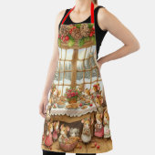 Familiehuizen met Kerstmis Schort (Insitu)