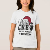 Familiekerstman Tri-Blend Shirt (Voorkant)