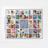familieliefde | 44 Fotocollage Aangepaste aandenke Fleece Deken (Voorkant (Horizontaal))