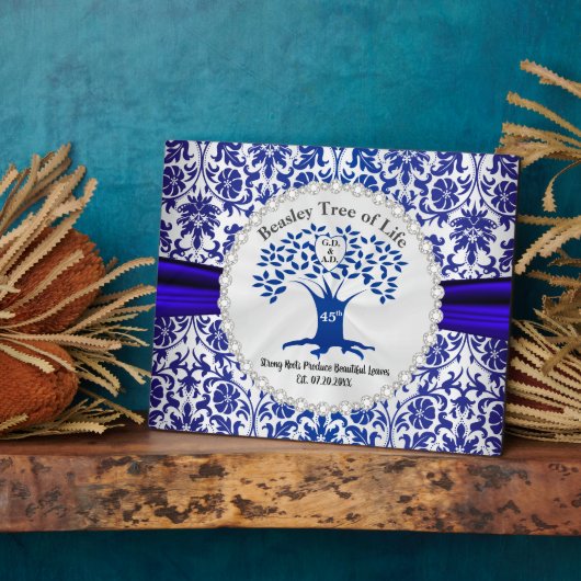 Familieliefde - 65e / 45e Jubileum Fotoplaat (Zijkant)