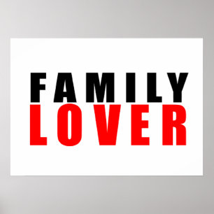 Familieliefhebber Poster