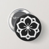 [Familiemensen] Bloemen Ronde Button 5,7 Cm (Voorkant /achterkant)