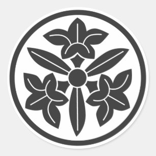 [Familiemensen] Bloemen Ronde Sticker