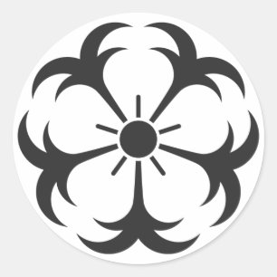 [Familiemensen] Bloemen Ronde Sticker