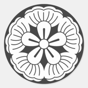 [Familiemensen] Bloemen Ronde Sticker