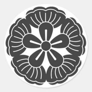 [Familiemensen] Bloemen Ronde Sticker