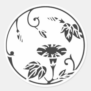 [Familiemensen] Bloemen Ronde Sticker
