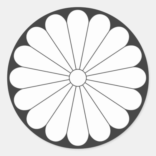 [Familiemensen] Bloemen Ronde Sticker (Voorkant)