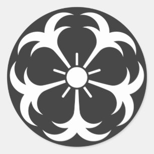 [Familiemensen] Bloemen Ronde Sticker