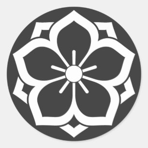 [Familiemensen] Bloemen Ronde Sticker