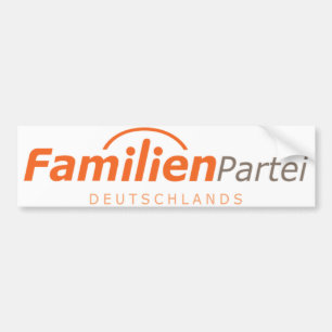 Familien Partei Deutschlands Logo Bumpersticker