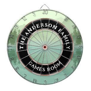 Familienaam Cabin Lake Dart Board Dartbord