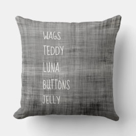 Familienaam Dierenvriend Timeless Keepomwille Kussen