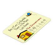 Familienaam -Geen plek zoals thuis Magneet (Linkerzijde)