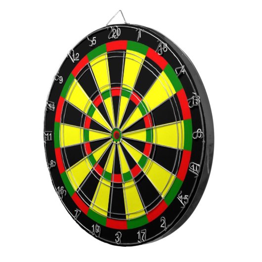 Familienaam Gepersonaliseerd Blauw Dartboard Dartbord (Voorkant Rechts)
