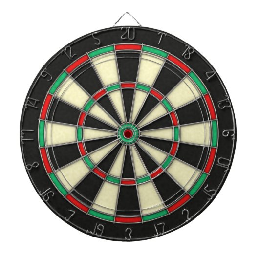 Familienaam Gepersonaliseerd Blauw Dartboard Dartbord (Voorkant)