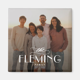Familienaam Gepersonaliseerde Fotomagneet Magneet