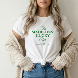Familienaam Lucky Club St. Patricks T-Shirt