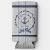 Familienaam marine Anchor Rope Nautical (Voorkant)