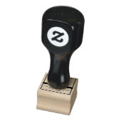 familienaam monogram terugkeeradres 	rubberstempel (Stempel)