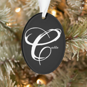 familienaam ornament