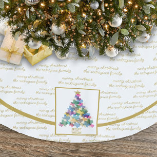 Familienaam Rustic Texas - kerstboom Kerstboom Rok