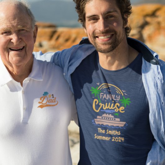 Familienaam Ship Cruise Personalized T-shirt