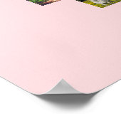 Familienaam van de Foto Collage in Hart 25 Pics Ro Poster (Hoek)