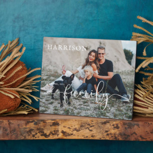 Familienaam Vastgestelde datum   Foto's en typogra Fotoplaat