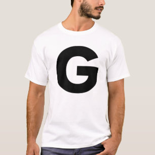 Familieovereenkomst Halloween Carnival Letter G Ca T-shirt