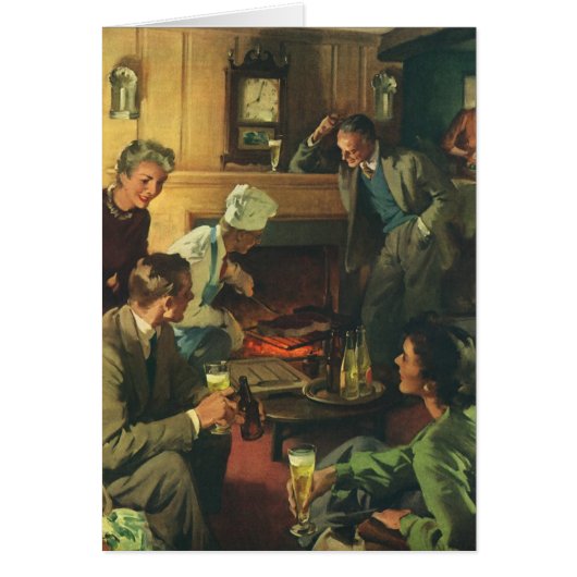  Familiepartij, Koekende steaks Drink bier (Voorkant)