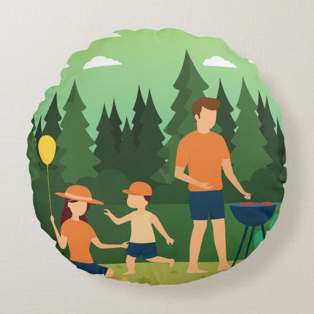 FAMILIEPICKNICK ROND KUSSEN (Voorkant)