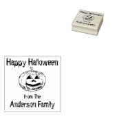 Familiepomkin Rubber Stempel (Gestempeld)