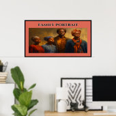 Familieportret Poster (Thuiskantoor)