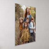 Familieportret Verticale scriptnaam Folie Afdrukken (Laagn)