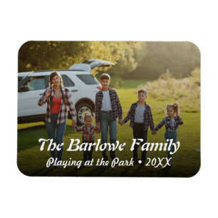 Familieportretherinneringen (3 "x4") Fotomagneet Magneet