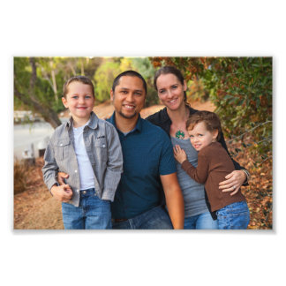 Familieprofiel 5x7 landschapsfoto foto afdruk