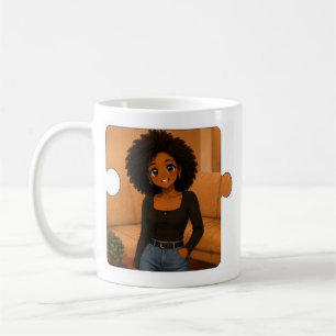 Familiepuzzel koffiekop koffiemok